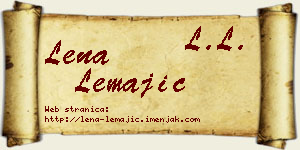 Lena Lemajić vizit kartica